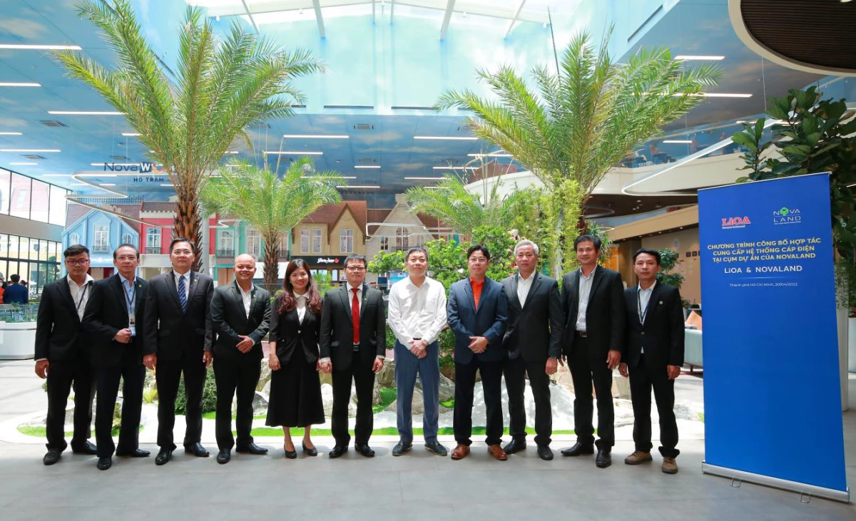 Chương trình công bố hợp tác cung cấp hệ thống cáp điện tại các cụm dự án của Novaland