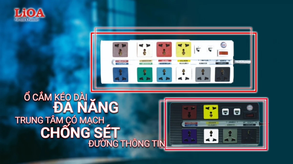 Nâng tầm ổ cắm kéo dài đa năng với mạch chống sét đường thông tin