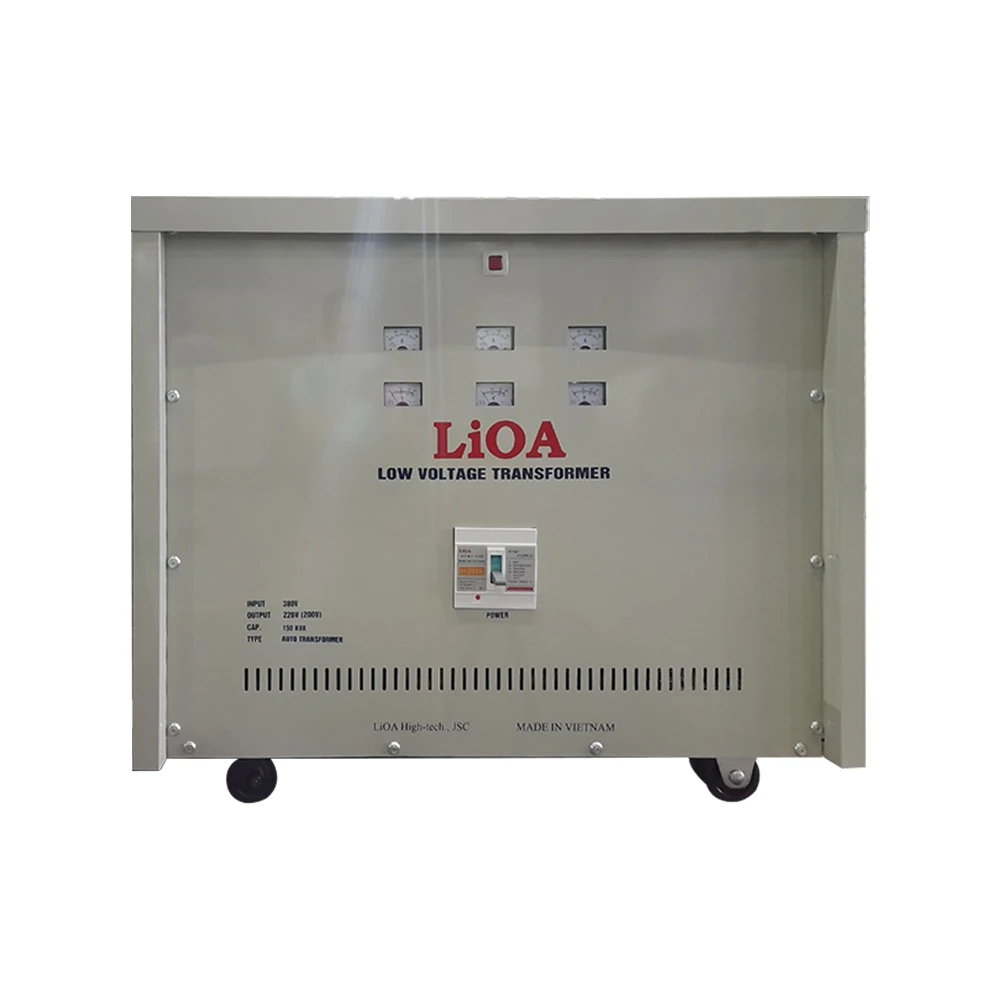 Biến Áp Đổi Nguồn Hạ Áp 3 Pha LiOA Loại Tự Ngẫu - Mã 3K152M2YH5YT