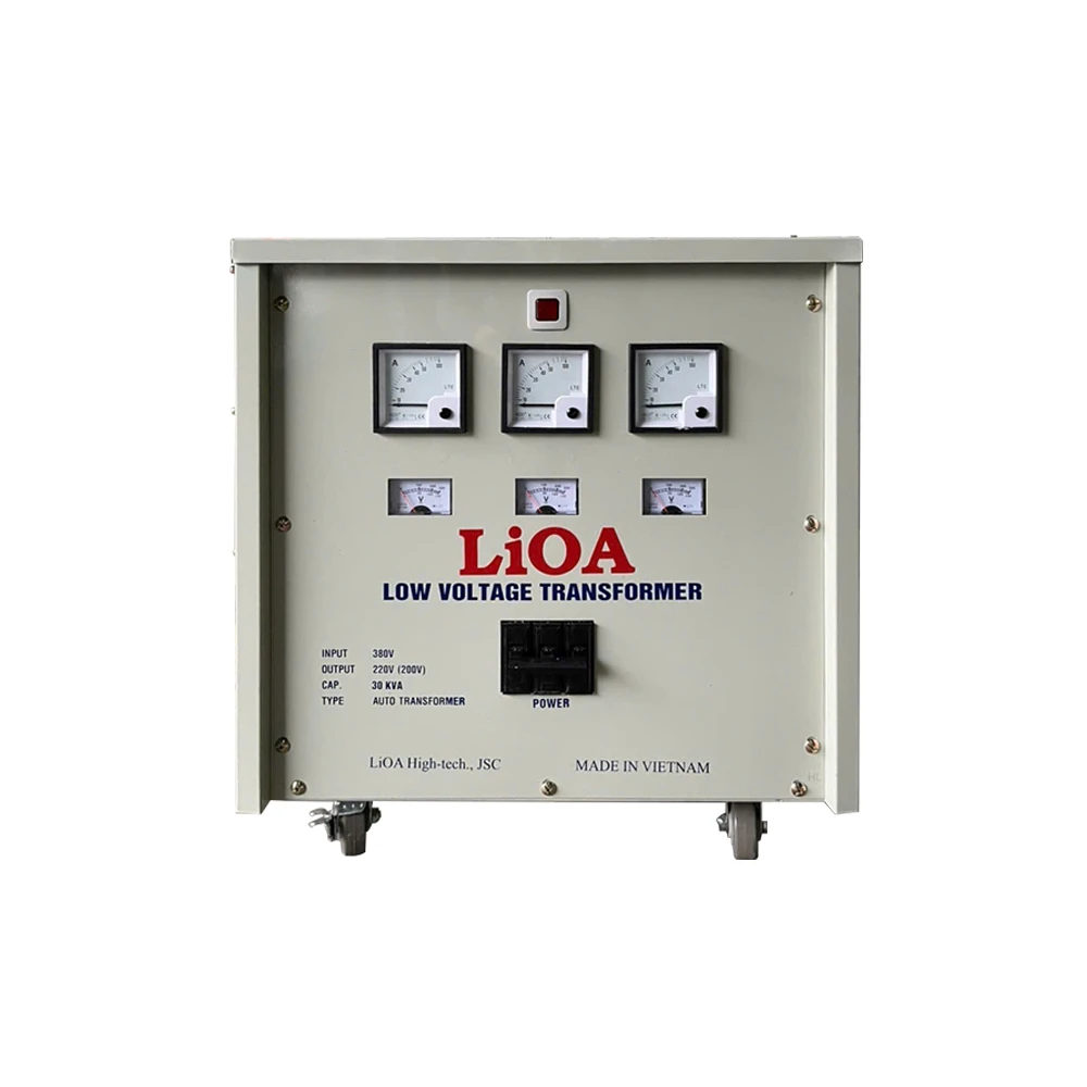 Biến Áp Đổi Nguồn Hạ Áp 3 Pha LiOA Loại Tự Ngẫu - Mã 3K301M2YH5YT