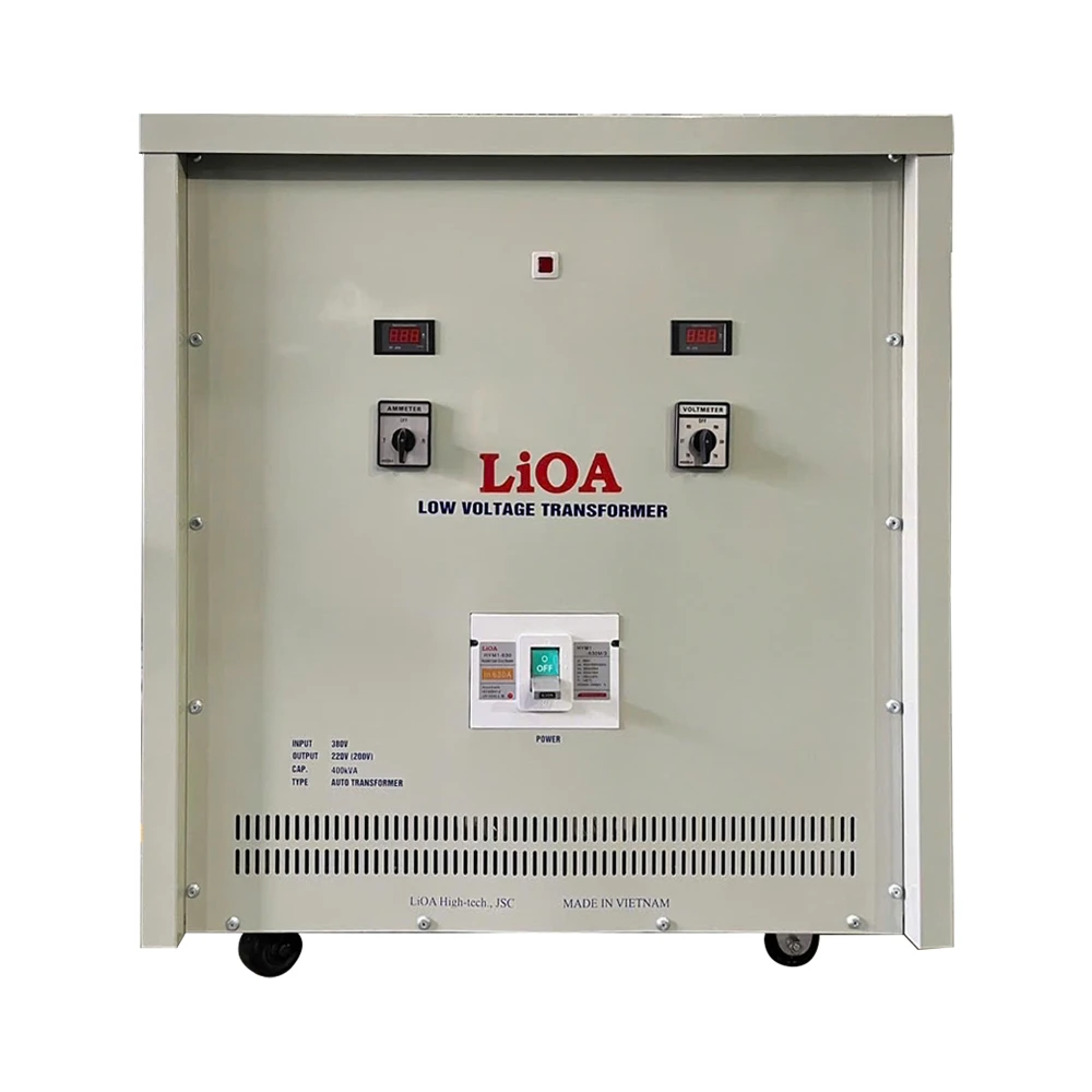 Biến Áp Đổi Nguồn Hạ Áp 3 Pha LiOA Loại Tự Ngẫu - Mã 3K402M2YH5YT