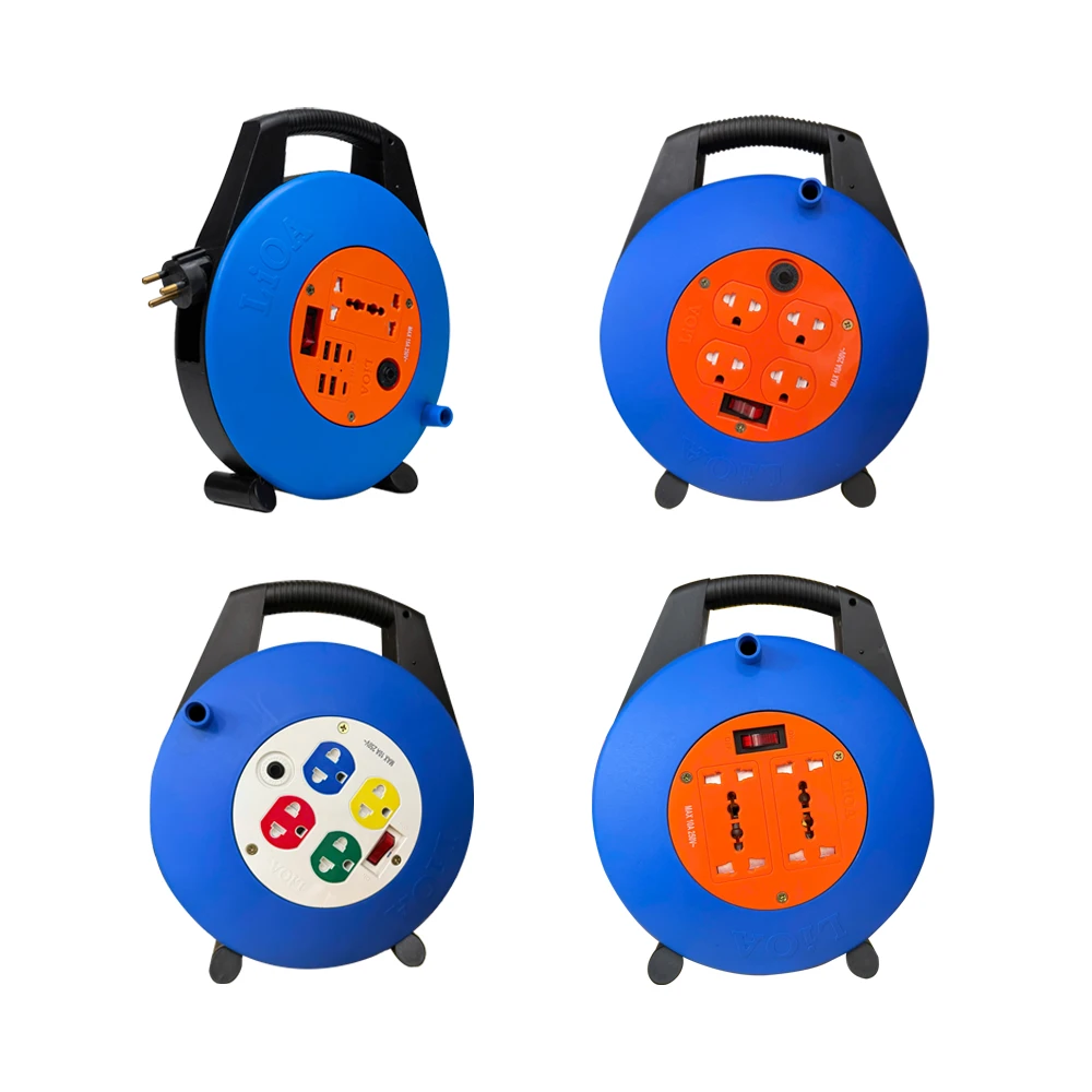 Ổ Cắm Kéo Dài Quay Tay Rulo Kiểu Xách Tay - Mã XTD10-2-10A, XTD10-3-10A, XTD10-2-15A, XTD10-3-15A, XTDD10-2-10A, XTDD10-3-10A, XTDD10-2-15A, XTDD10-3-15A, XTDU10-2-10A, XTDU10-3-10A, XTDU10-2-15A, XTDU10-3-15A