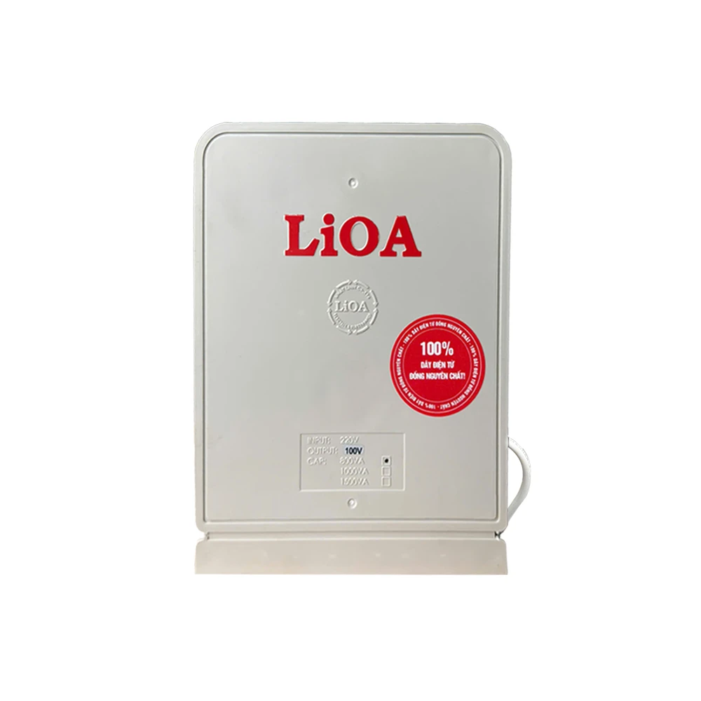 Biến Áp Đổi Nguồn Hạ Áp 1 Pha LiOA Loại Đặc Biệt mã DNV008D 800VA. Dây Đồng 100%. Điện Áp Vào 220V, Ra 100V 110V 120V