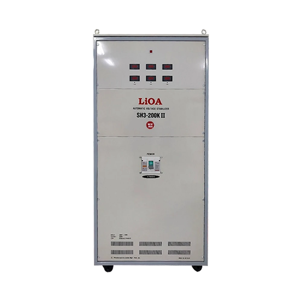 Ổn áp LiOA 3 pha SH3-200KII | Điện áp vào 260V–430V, ra 380V