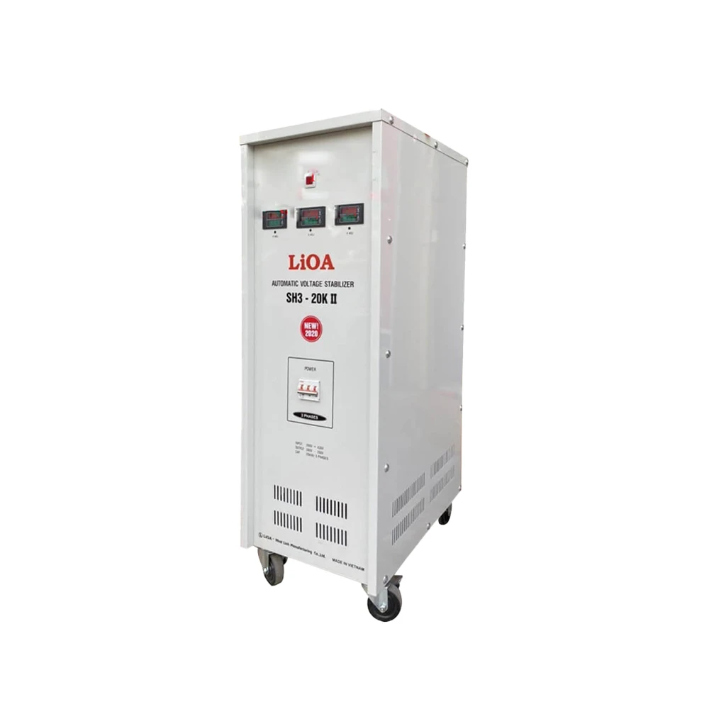 Ổn áp LiOA 3 pha SH3-20KII | Điện áp vào 260V–430V, ra 200V–380V