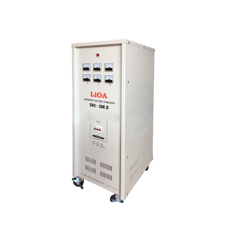 Ổn áp LiOA 3 pha SH3-30KII | Điện áp vào 260V–430V, ra 200V–380V
