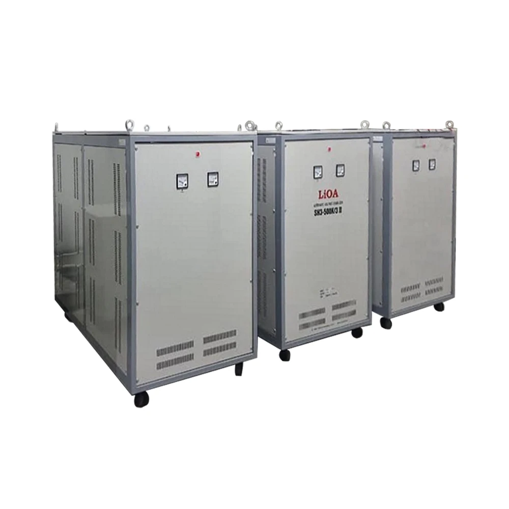Ổn áp LiOA 3 pha SH3-400K/3II | Điện áp vào 260V–430V, ra 380V