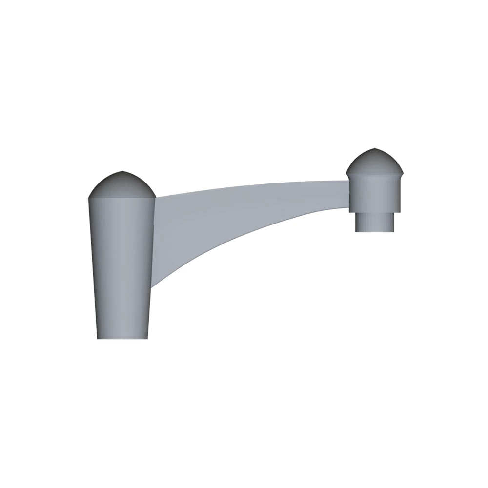 Tay đèn gắn cột hiện đại TCHD400