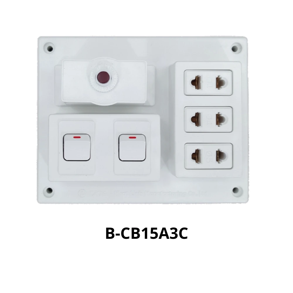 Bảng điện nổi LiOA mã B-CB15A2C/ B-CB15A3C/ B-CB15A3D/ B-CB15A3DG