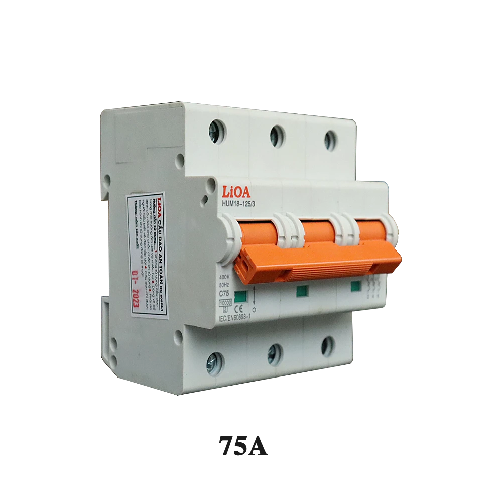 Cầu dao đóng cắt tự động LiOA - Loại 3 cực - Dòng cắt 10KA