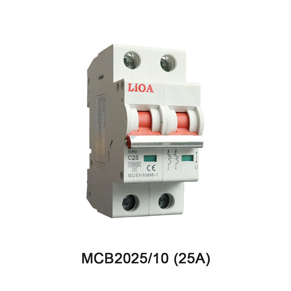 Aptomat (MCB) LiOA – Type 2 Pole – Break Circuit 10KA