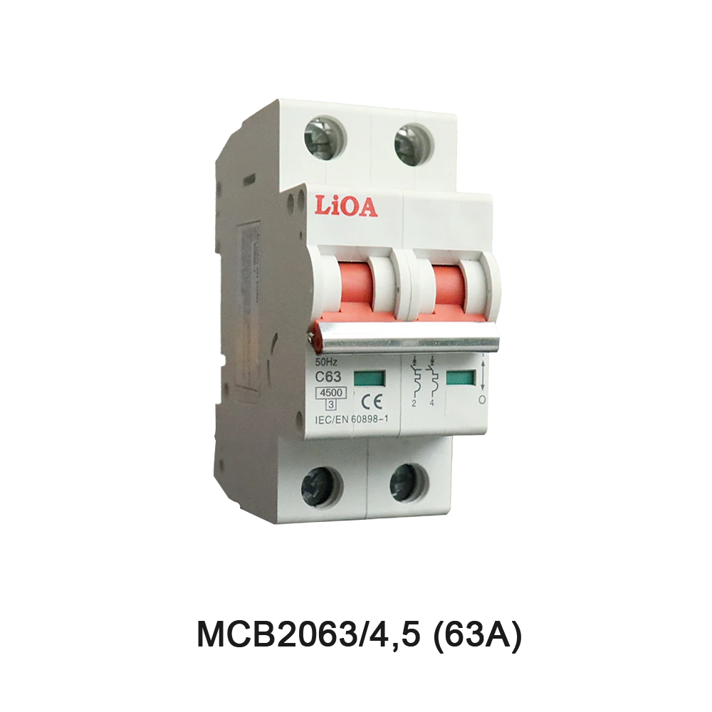 Aptomat (MCB) LiOA – Type 2 Pole – Break Circuit 4,5KA