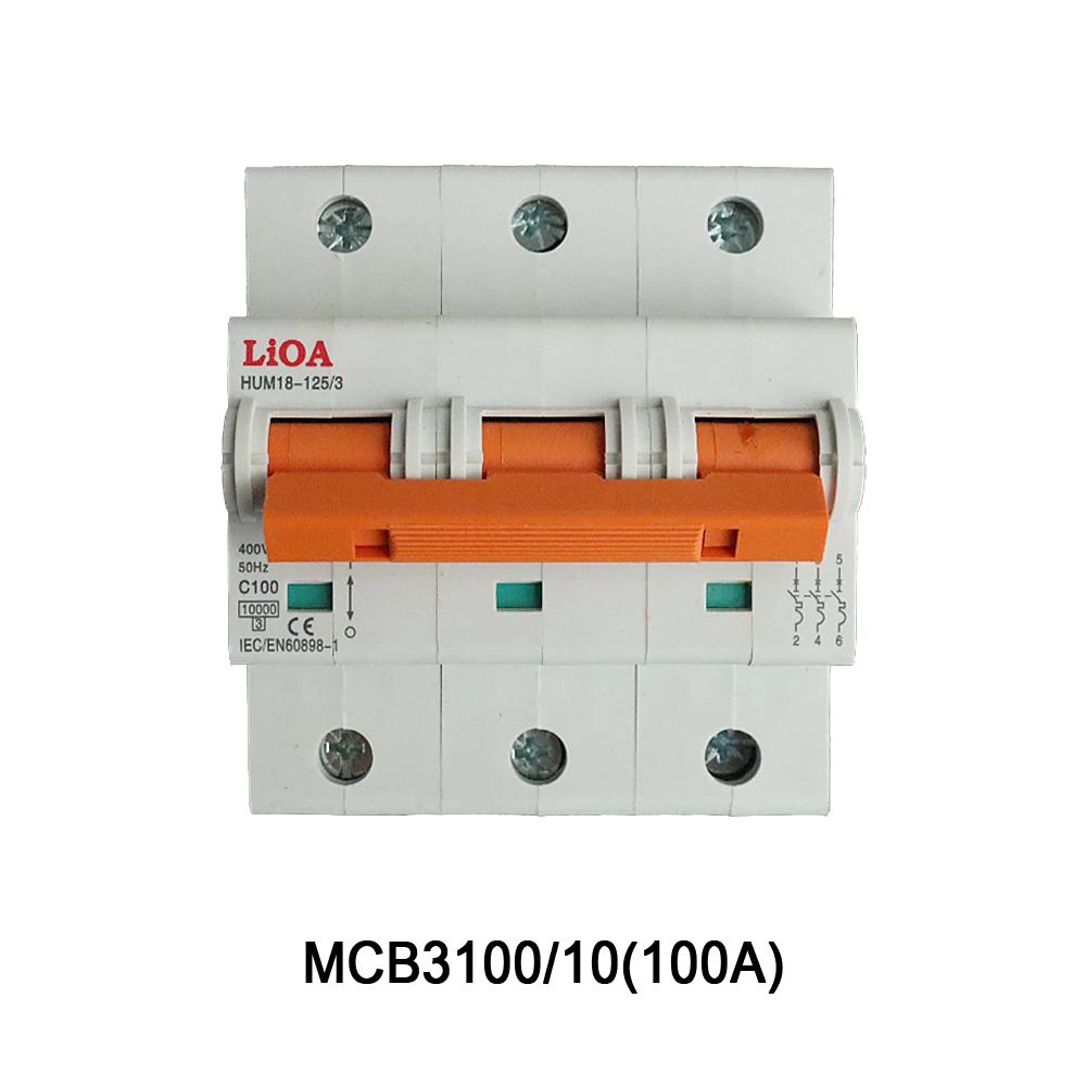 Aptomat (MCB) LiOA – Type 3 Pole – Break Circuit 10KA