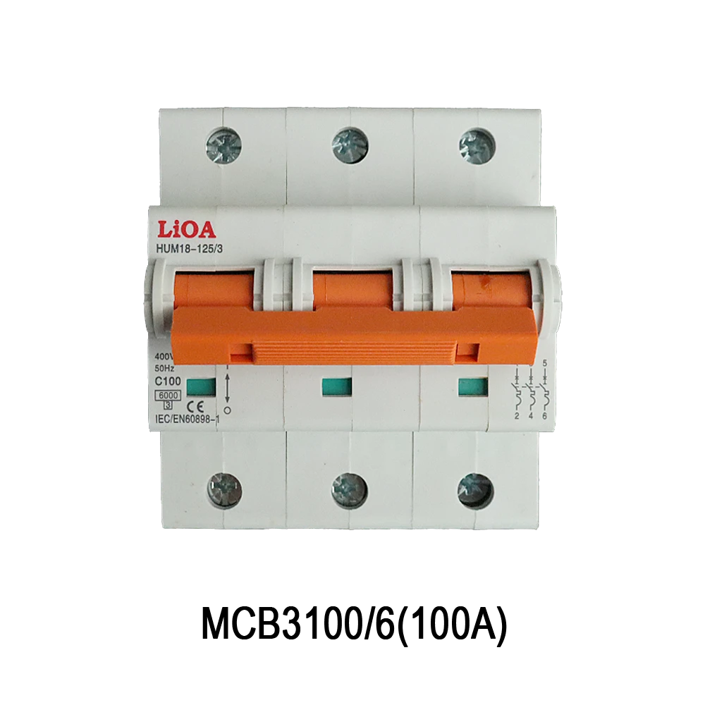 Aptomat (MCB) LiOA – Type 3 Pole – Break Circuit 6KA