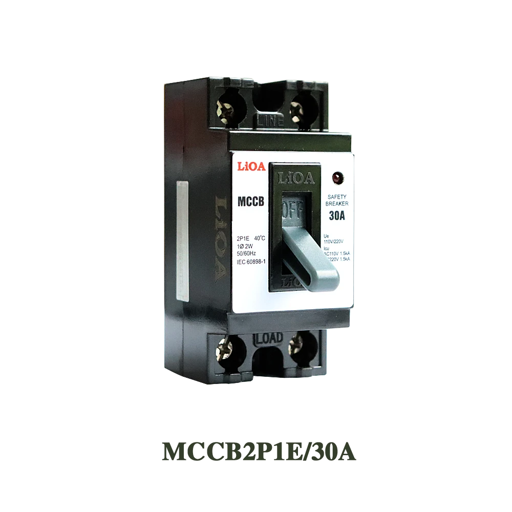 Cầu dao tự động an toàn (Aptomat) LiOA loại 1 tiếp điểm lắp dọc