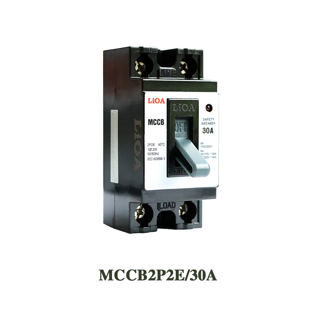 Safety Circuit Breaker (Aptomat) LiOA – 2-Pole Vertical Mounting Type