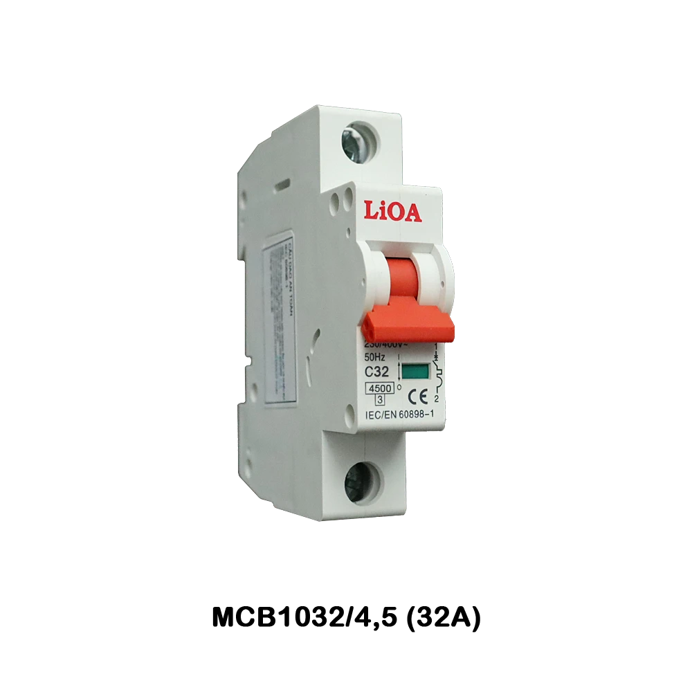 Aptomat (MCB) LiOA – Type 1 Pole – Break Circuit 4,5KA