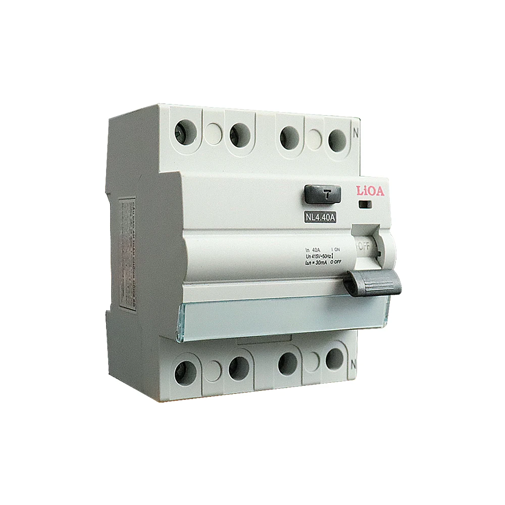 Leakage Protection Circuit Breaker RCCB - Type 4 Poles