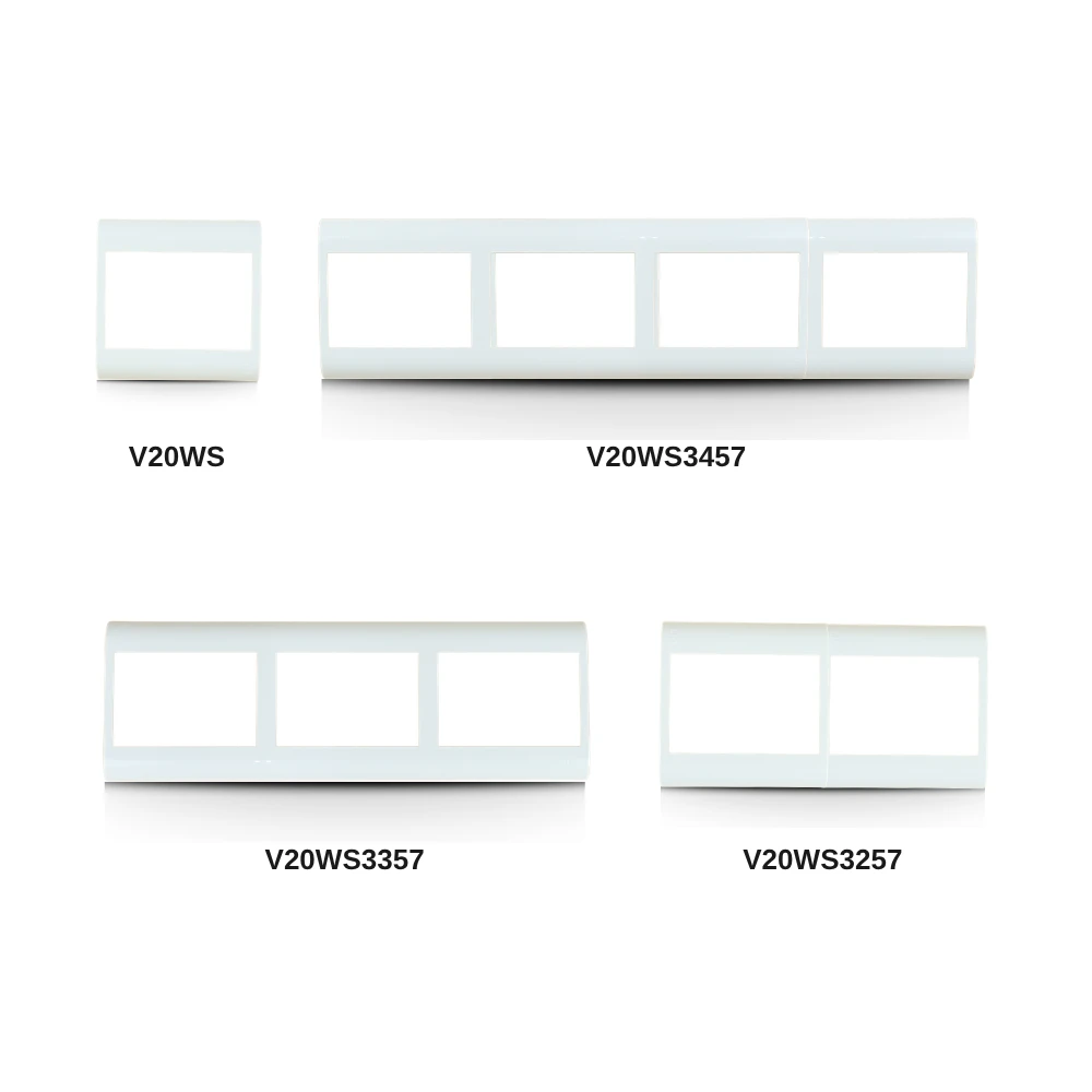 Viền mặt vuông dòng V20 mã V20WS / V20WS3257 / V20WS3357 / V20WS3457